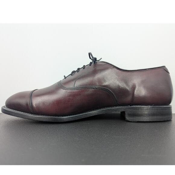 Allen Edmonds Park Avenue Burgundy Cap Toe Oxford Men’s 11 Made in USA - Picture 1 of 11